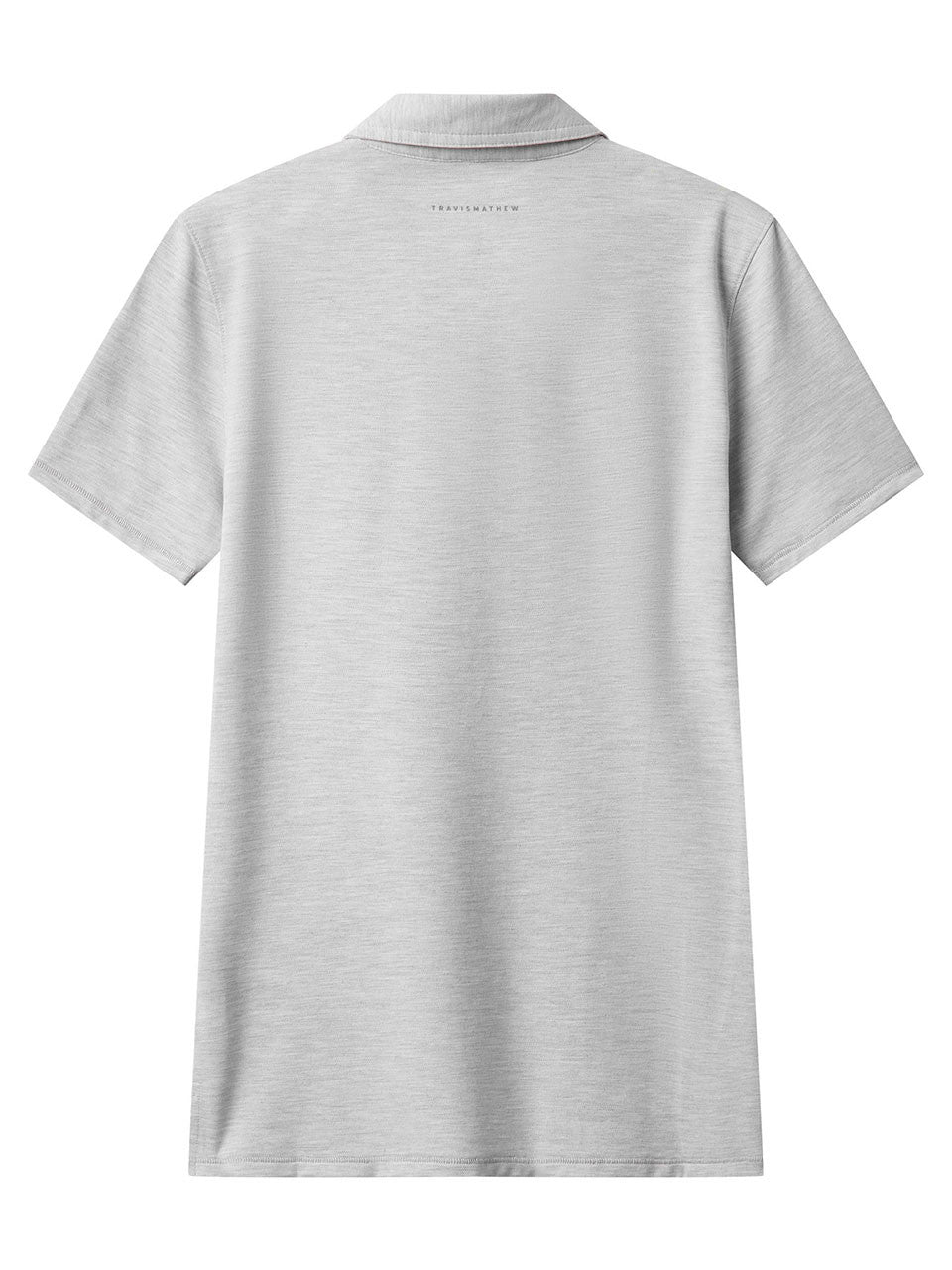 TravisMathew Women's Featherweight Active SS Polo - Heather Light Grey