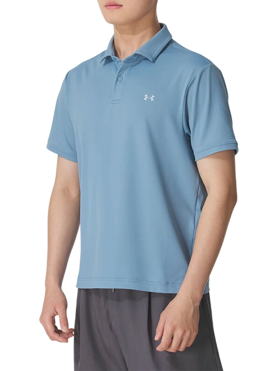 Under Armour Drive Sport Pique Polo - Blue Smoke/Blue Calm