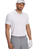 Under Armour Drive Sport Pique Polo - White/Halo Grey