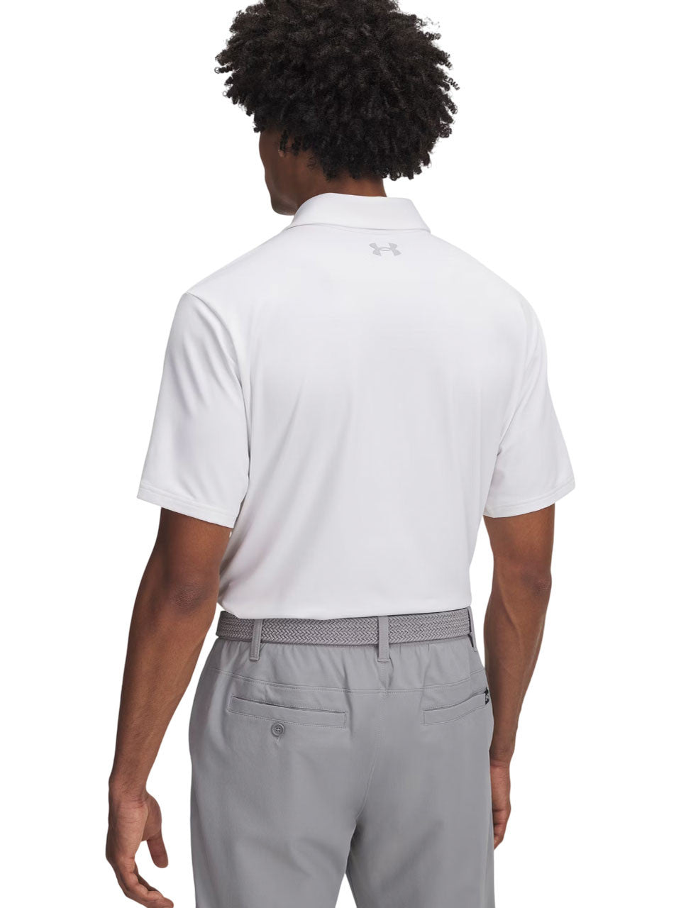 Under Armour Drive Team Dual Stripe Polo - White