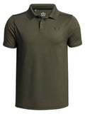 Under Armour JR Boys Matchplay Polo - Marine OD
