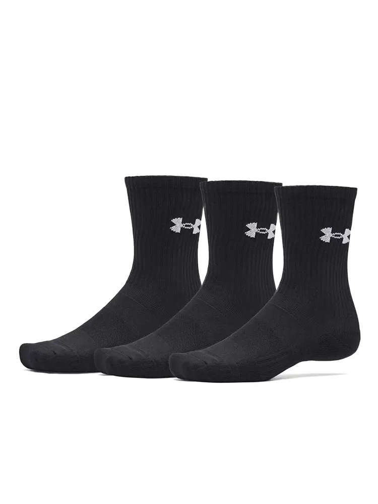 Under Armour Performance Cotton Crew 3 Pack Socks