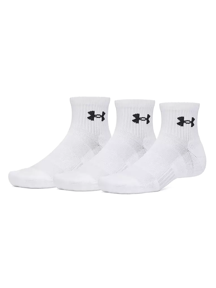 Under Armour Performance Cotton Quarter 3 Pack Socks