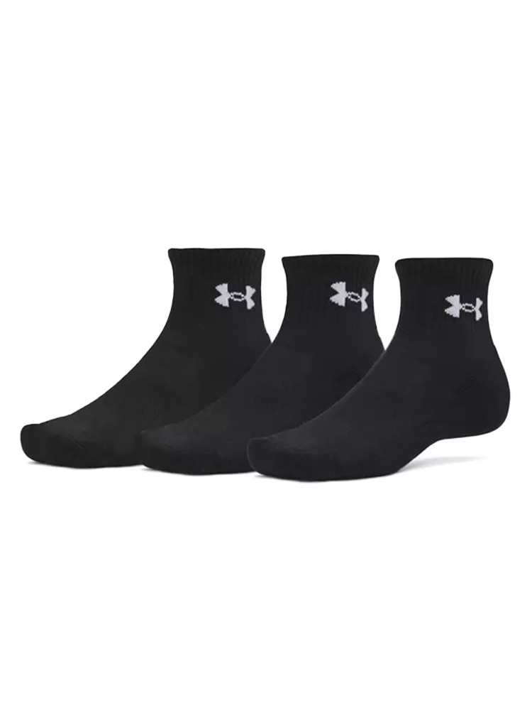 Under Armour Performance Cotton Quarter 3 Pack Socks