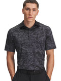 Under Armour Playoff 3.0 Printed Polo - Blk/Castlerock