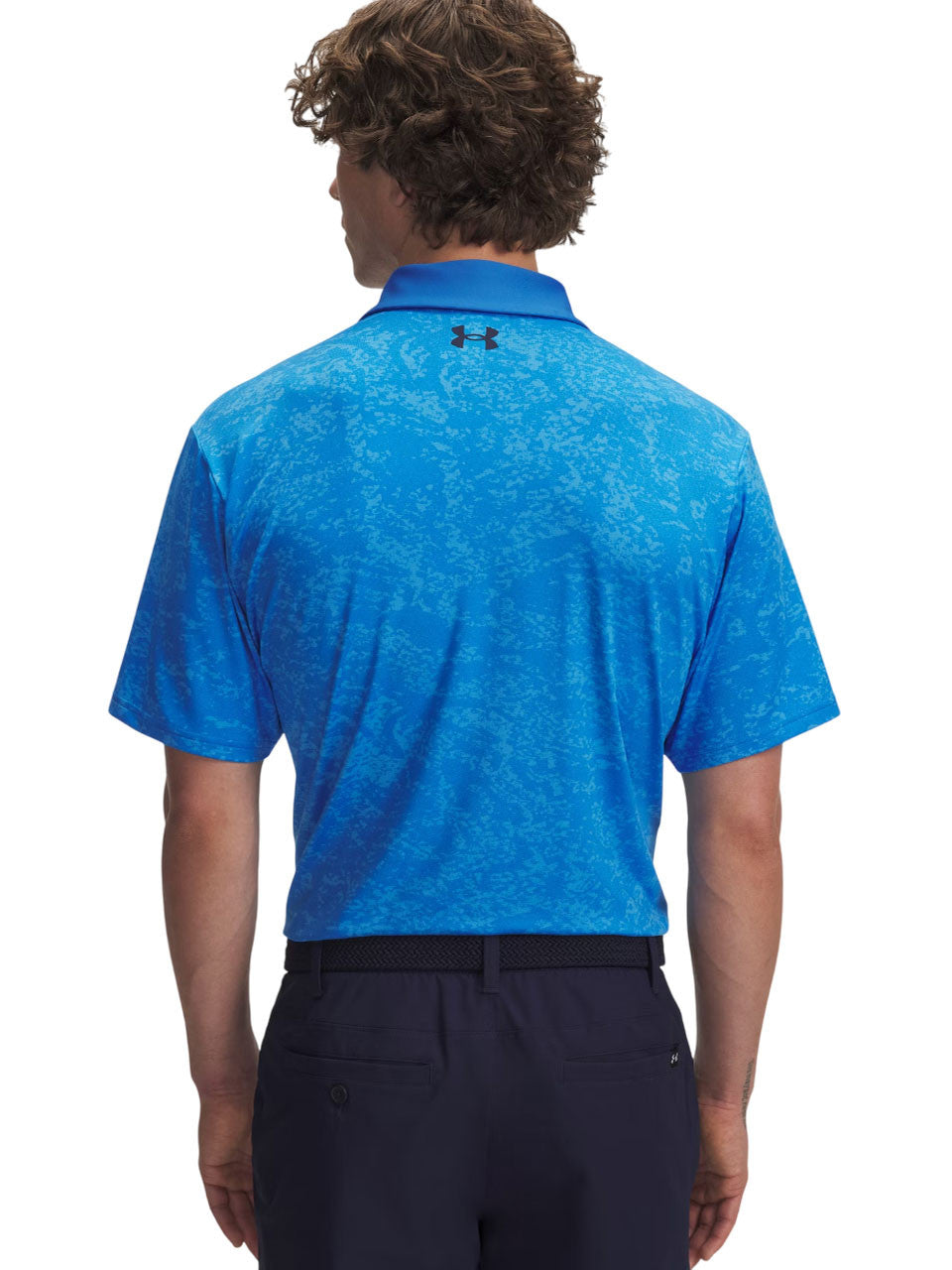 Under Armour Playoff 3.0 Printed Polo - Blue Atlantis/Viral Blue/Midnight Navy