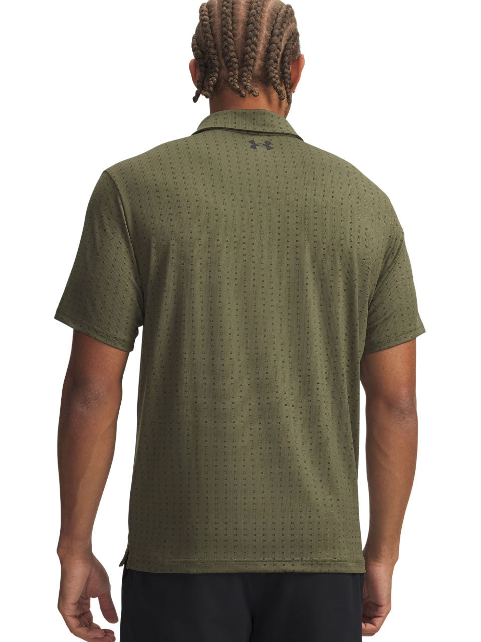 Under Armour Playoff 3.0 Printed Polo - Marine OD Green/Black