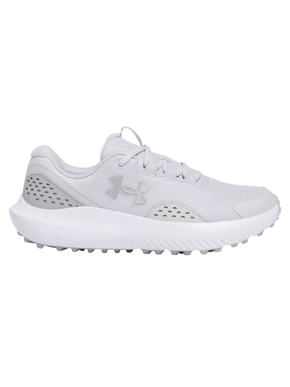 Under Armour Surge Golf Shoes - Halo Grey/Metallic Silver