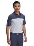 Under Armour T2G Colour Block Polo - Downpour Grey/Halo Grey/Prime Pink