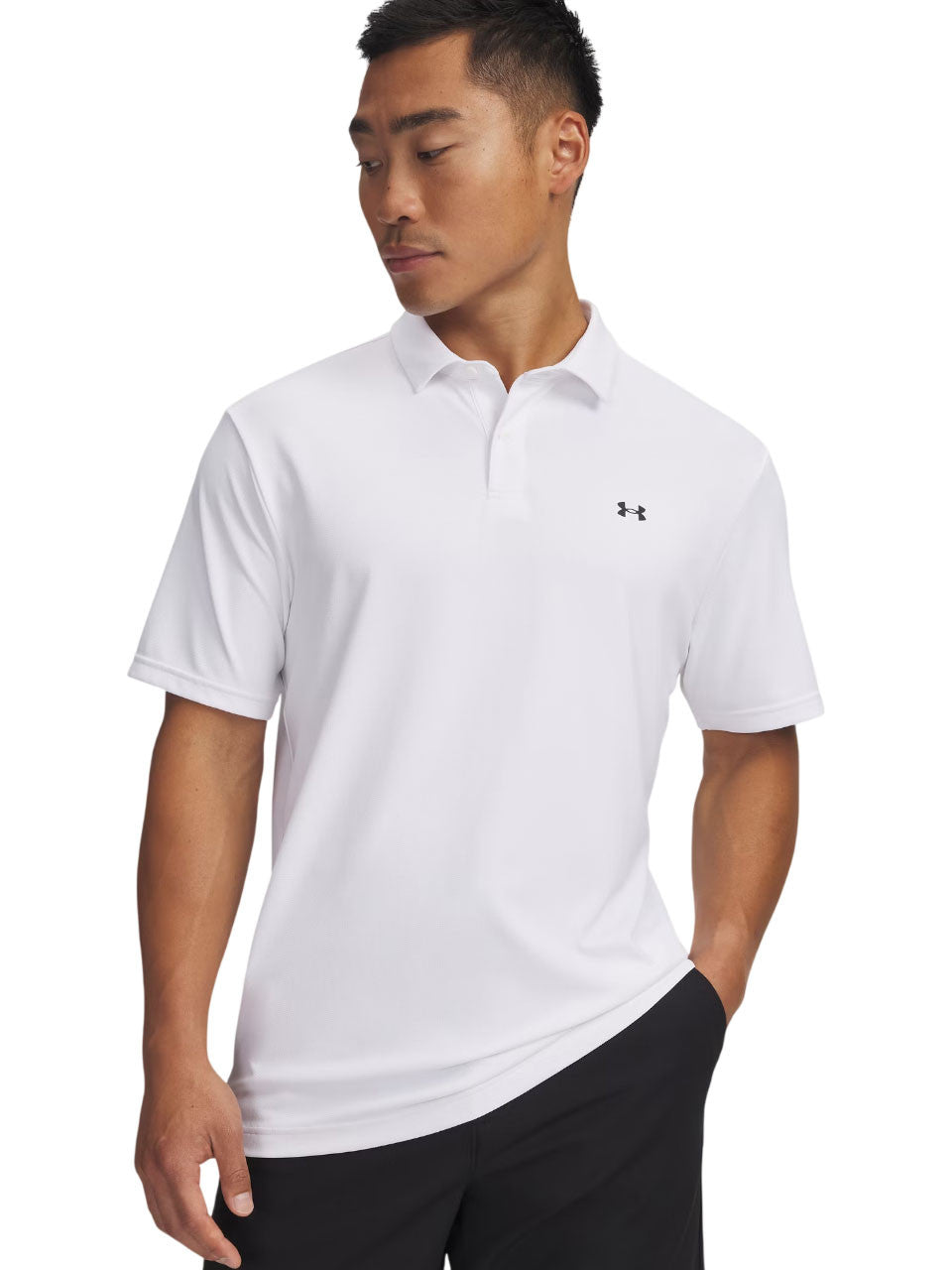 Under Armour T2G Pique Polo - White/Black