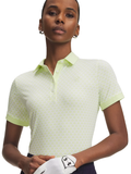 Under Armour Women's Drive Printed Polo - Fade Green/White
