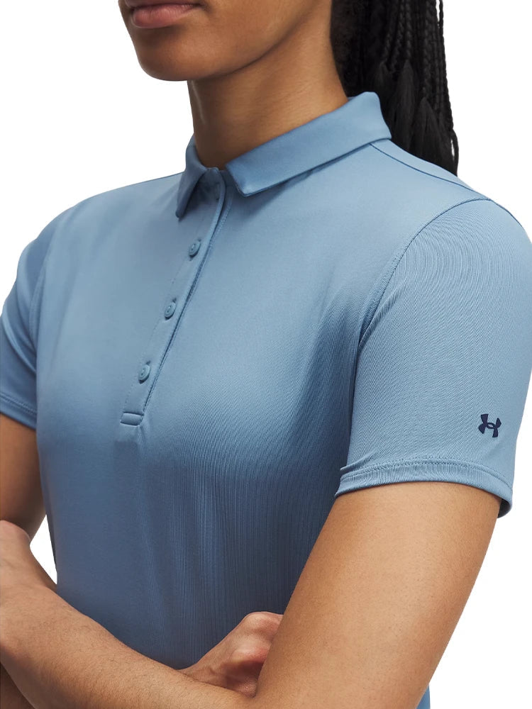Under Armour Women's Playoff SS Polo - Blue Smoke