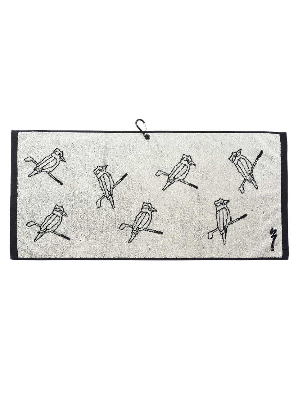 Walker Golf Things Kooka Icon Towel - Black/Cream