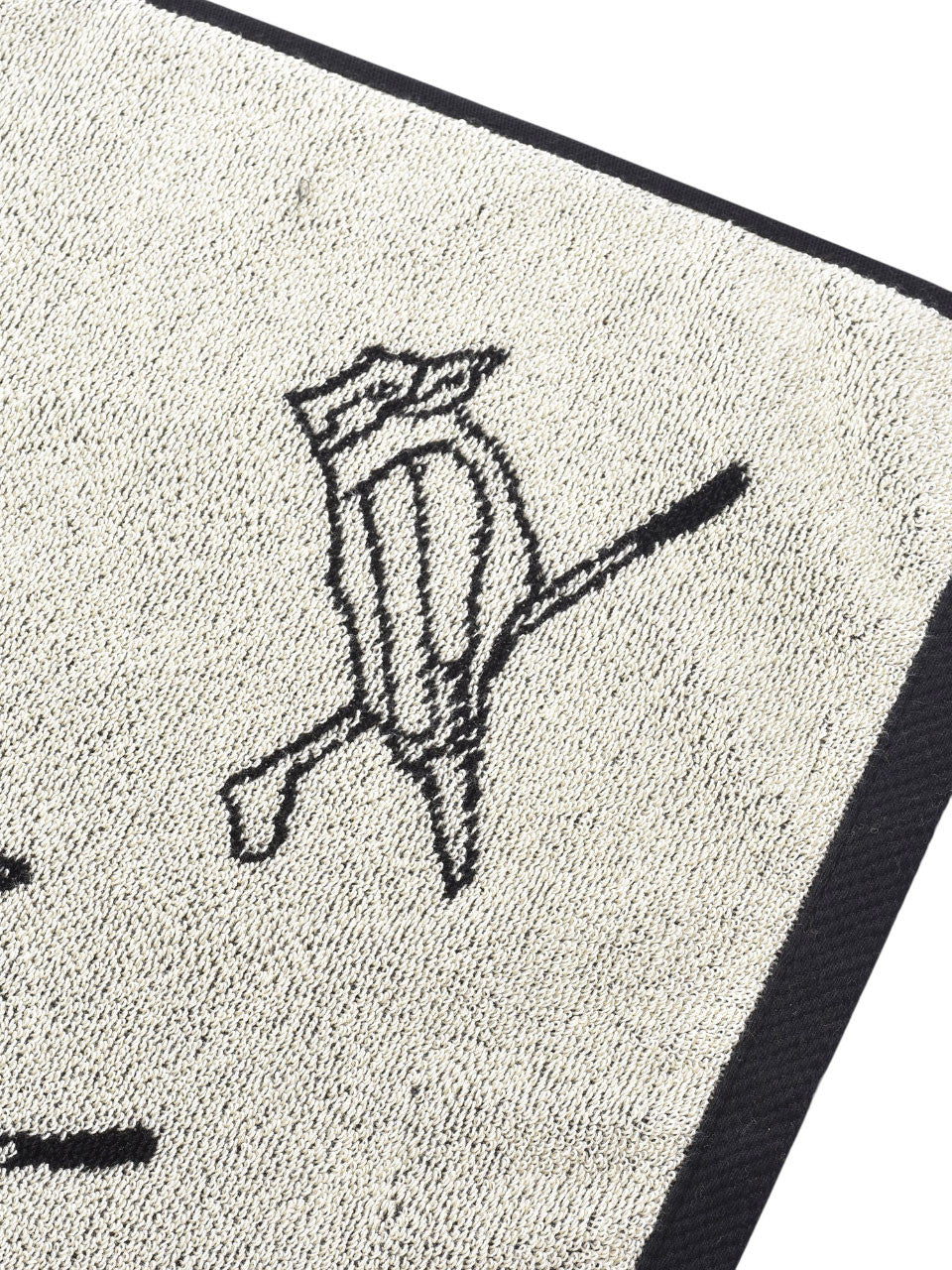 Walker Golf Things Kooka Icon Towel - Black/Cream