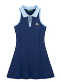 Walker Golf Things Womens Fairway Dress - Navy/Powder Blue