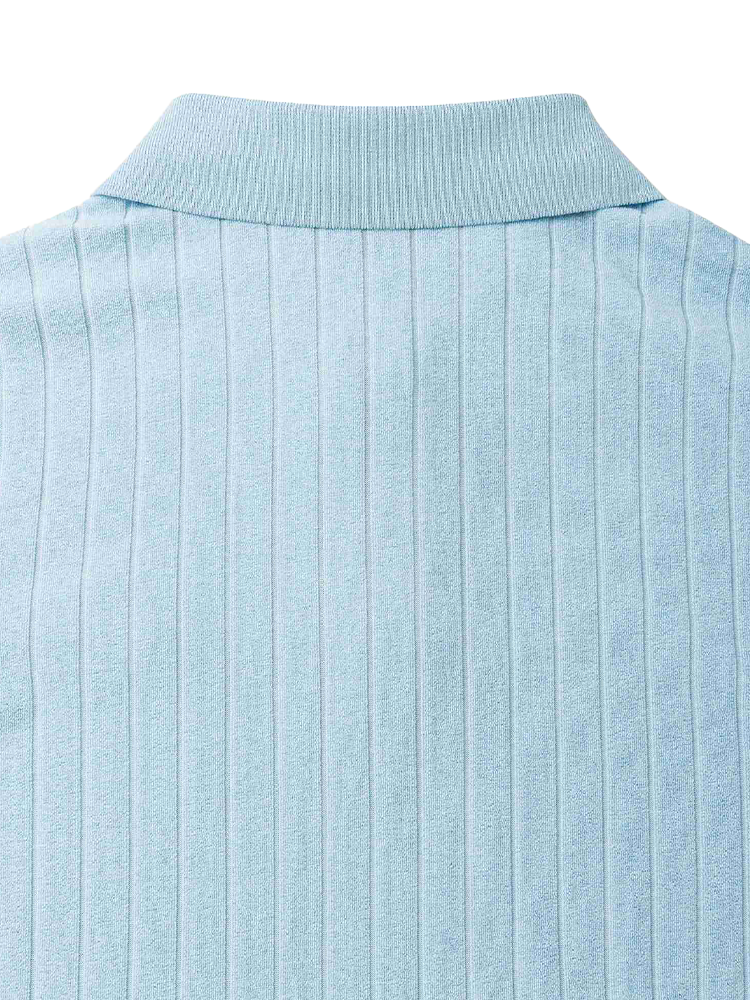 Walker Golf Things Womens Kooka Terry Polo - Powder Blue