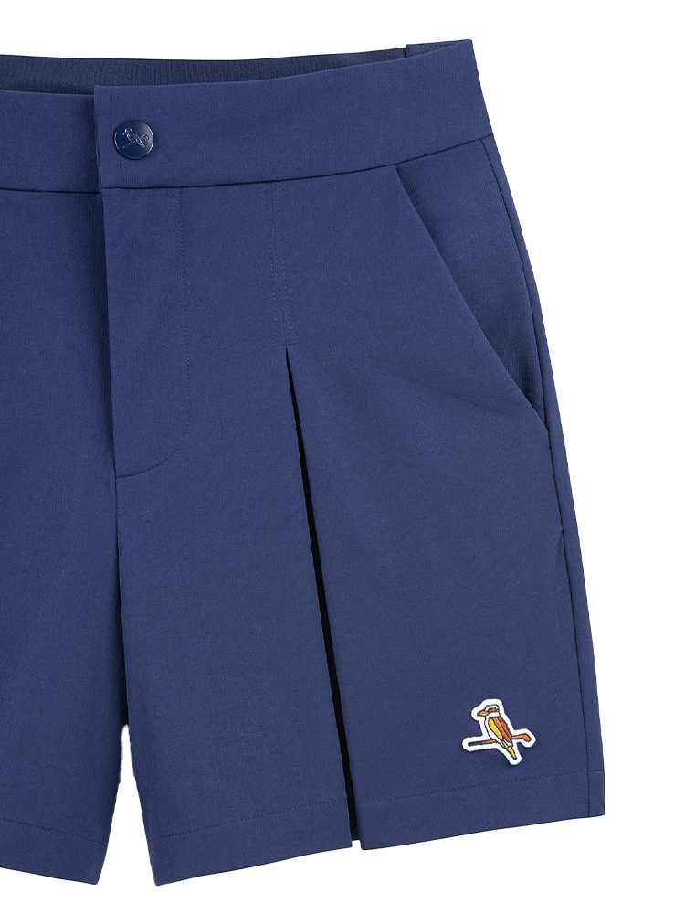 Walker Golf Things Womens Pleat Shorts - Navy