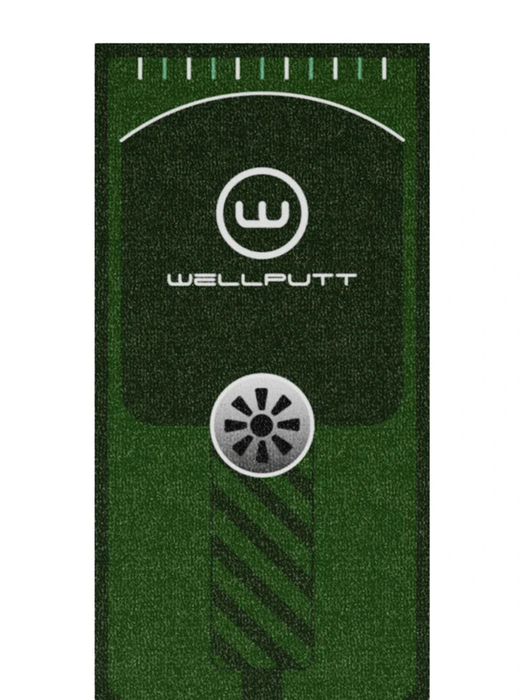 WellPutt Essential 8ft Putting Mat - Green