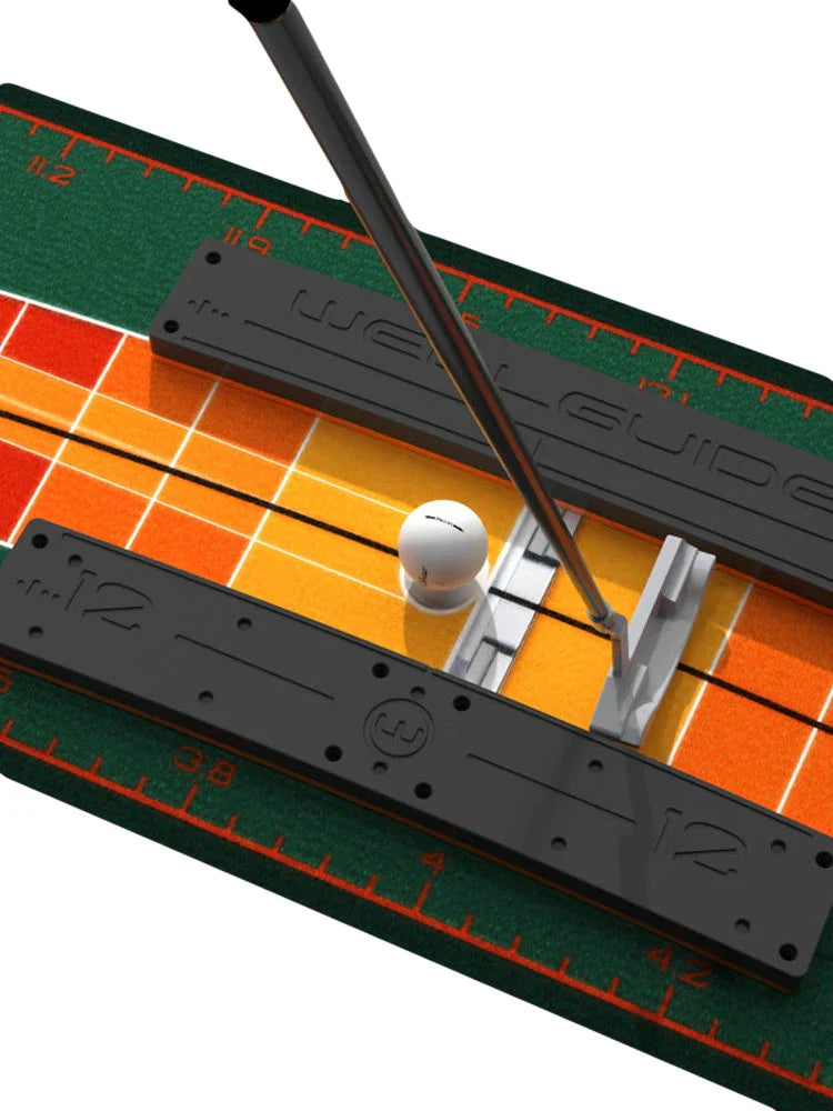 WellPutt Stroke Master Putting Mat - Green