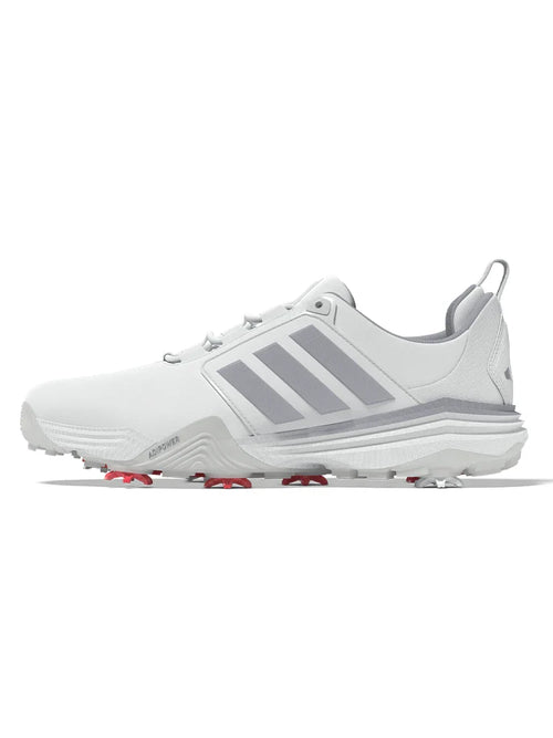 adidas Adipower 26 Wide Golf Shoes - Ftwr White/Silver Met./Halo Silver