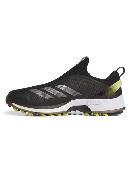 adidas Adizero ZG BOA Spikeless Golf Shoes - Core Black/Silver Met./Pure Sulfur