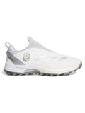 adidas Adizero ZG BOA Spikeless Golf Shoes - Ftwr White/Silver Met./Solid Grey