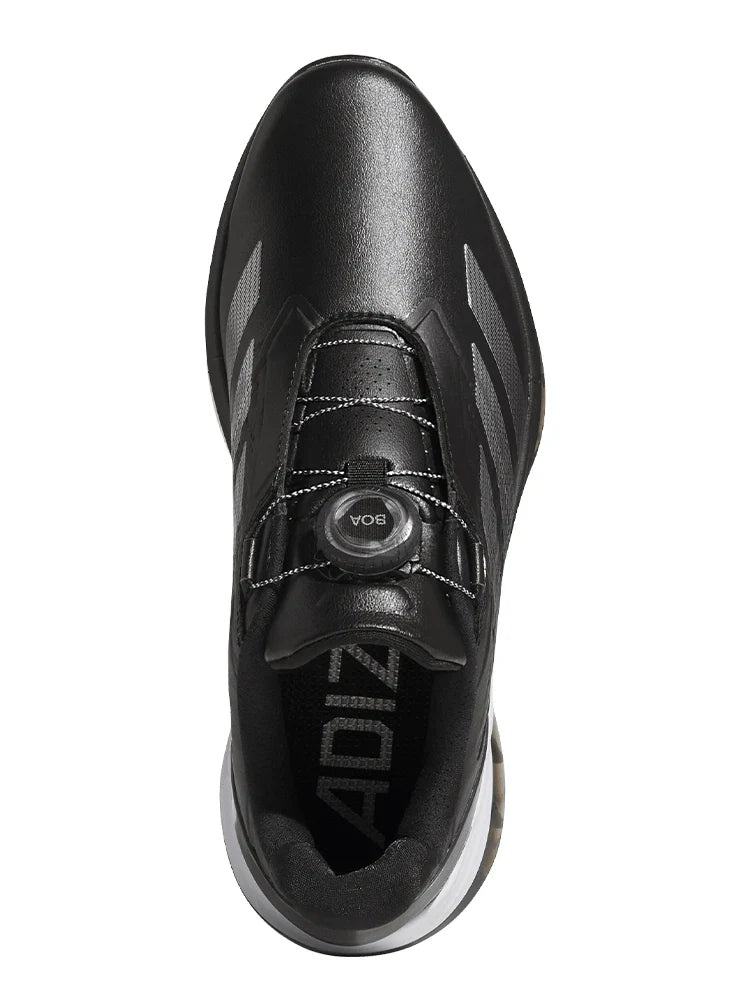 adidas Adizero ZG Lo BOA Spikeless Golf Shoes - Core Black/Silver Met./Iron Met.