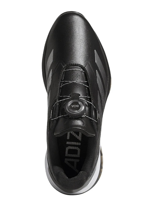 adidas Adizero ZG Lo BOA Spikeless Golf Shoes - Core Black/Silver Met./Iron Met.