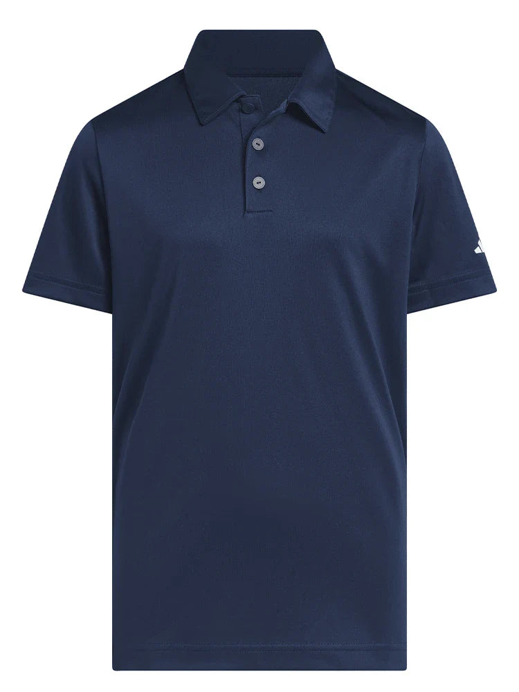 adidas Boys Performance Short Sleeve Polo - Collegiate Navy