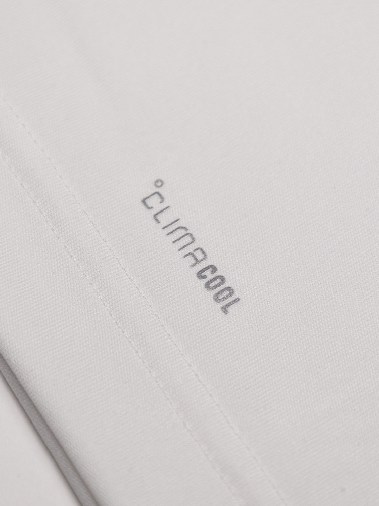 adidas Climacool Back 3-Stripes Polo Shirt - White