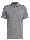 adidas Core Heather Polo Shirt - Black Melange