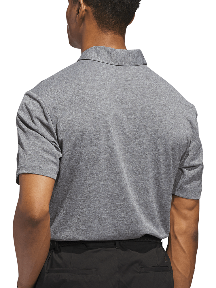 adidas Core Heather Polo Shirt - Black Melange