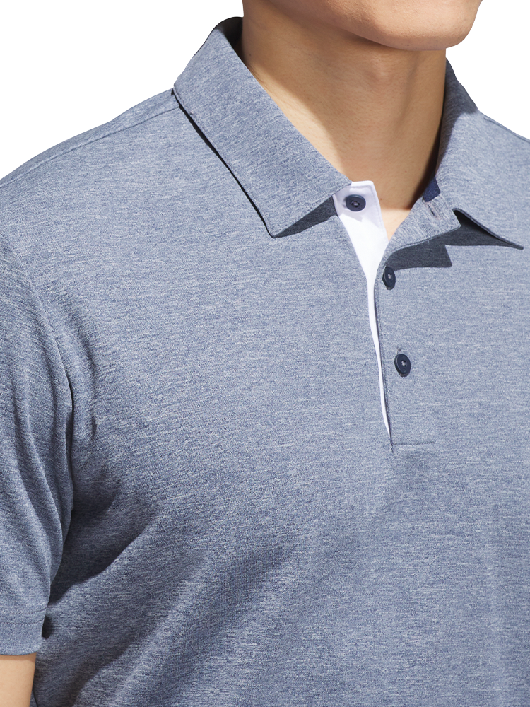 adidas Core Heather Polo Shirt - Collegiate Navy