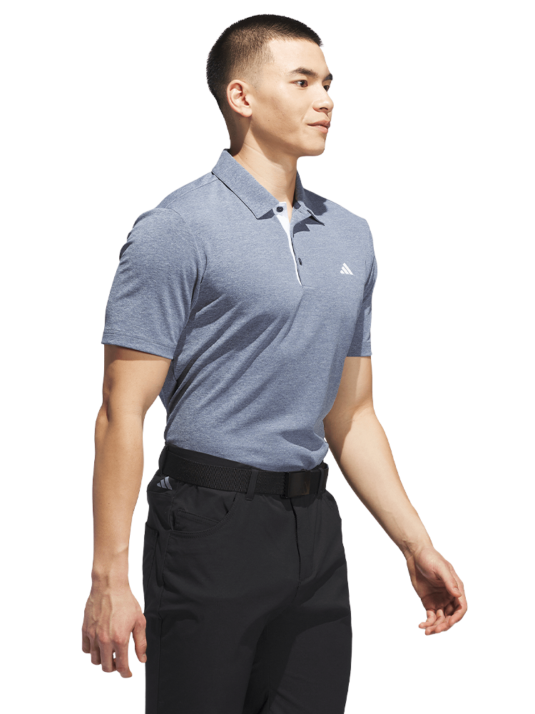 adidas Core Heather Polo Shirt - Collegiate Navy