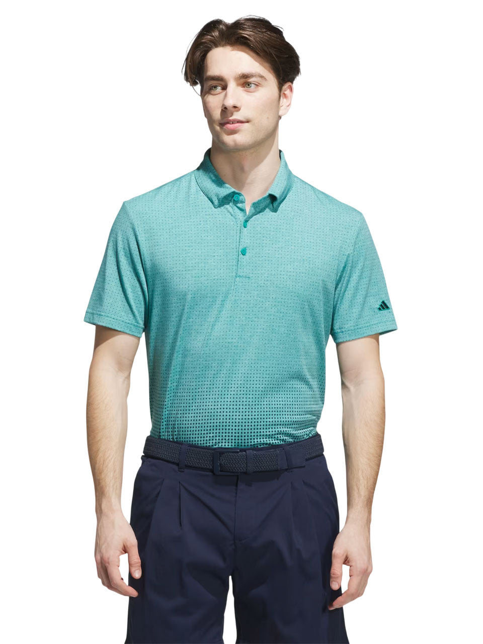 adidas Go-to Rise Print Polo Shirt - Pure Teal