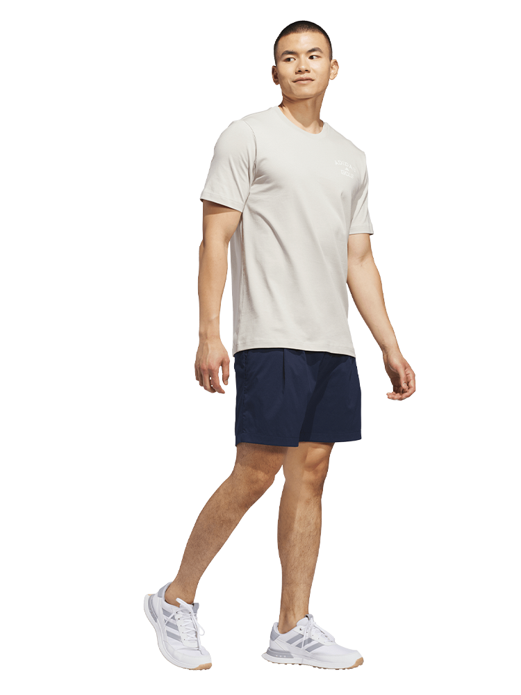 adidas Golf Chip in Paradise Graphic T-Shirt - Wonder Alumina