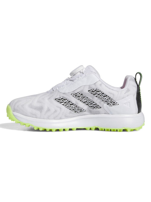 adidas Juniors Codechaos BOA 25 Spikeless Golf Shoes - Ftwr White/Core Black