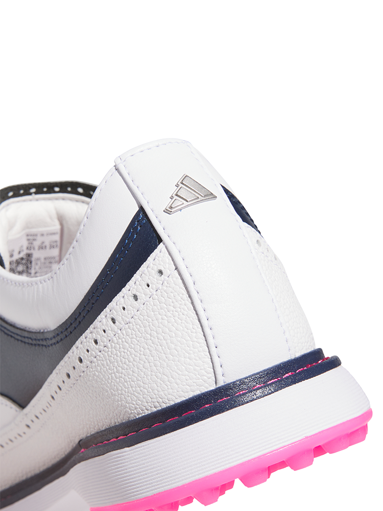 adidas MC80 Spikeless Golf Shoes - Ftwr White/Collegiate Navy/Lucid Pink