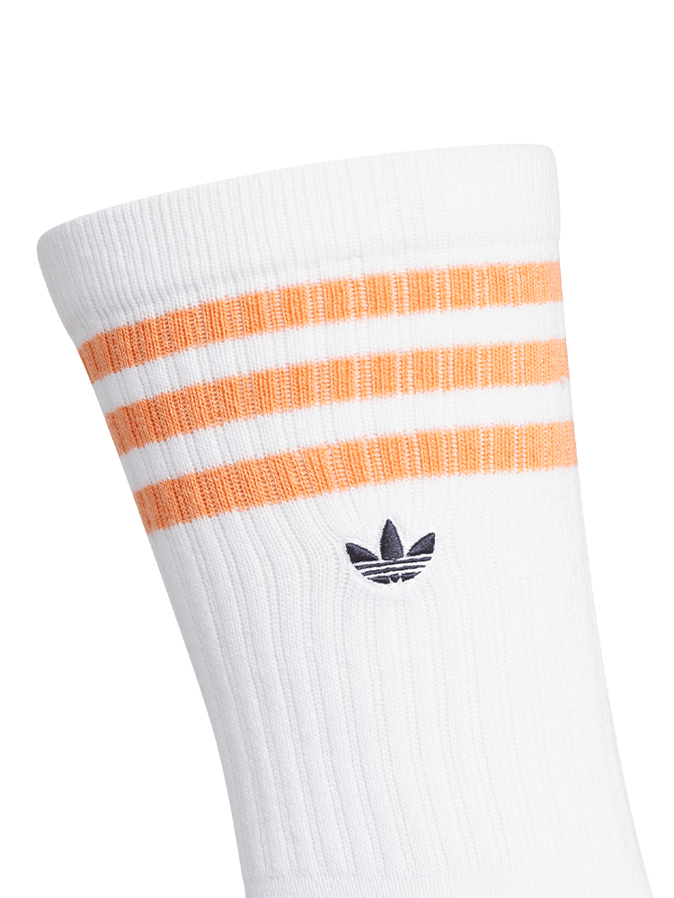 adidas Originals Crew Socks - White/Dusky Orange