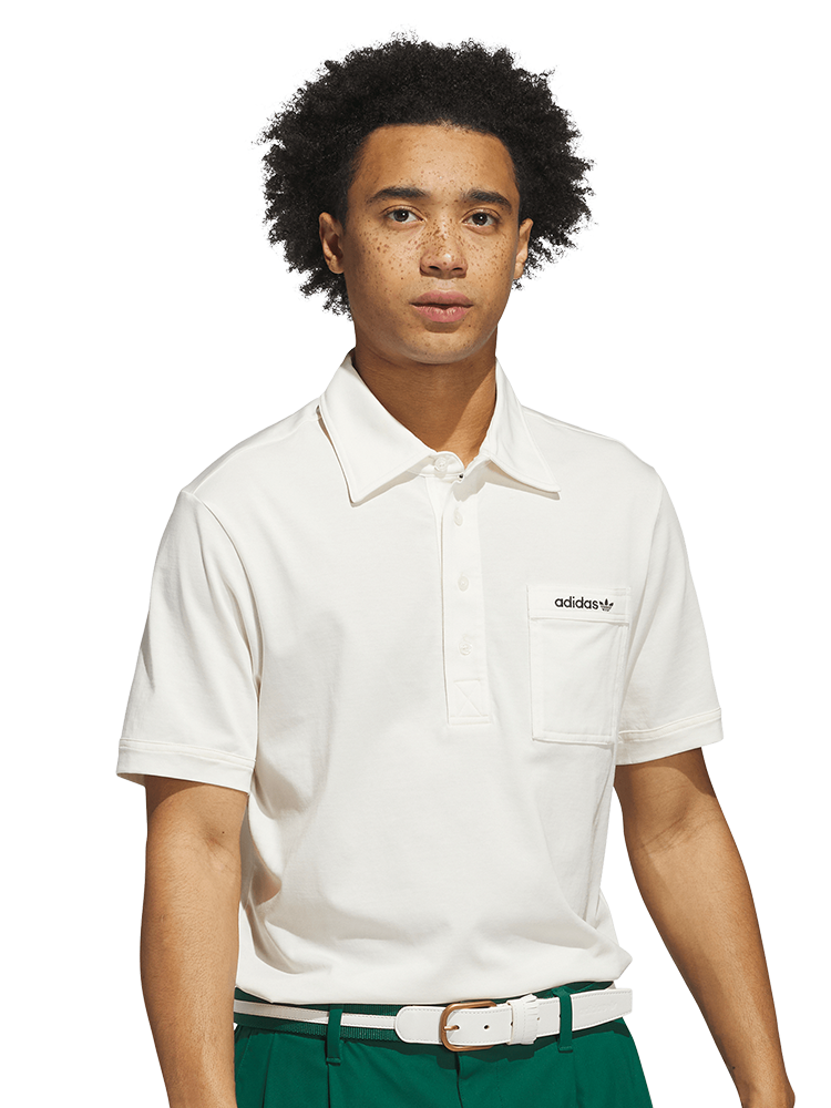 adidas Originals Pocket Polo - Chalk White
