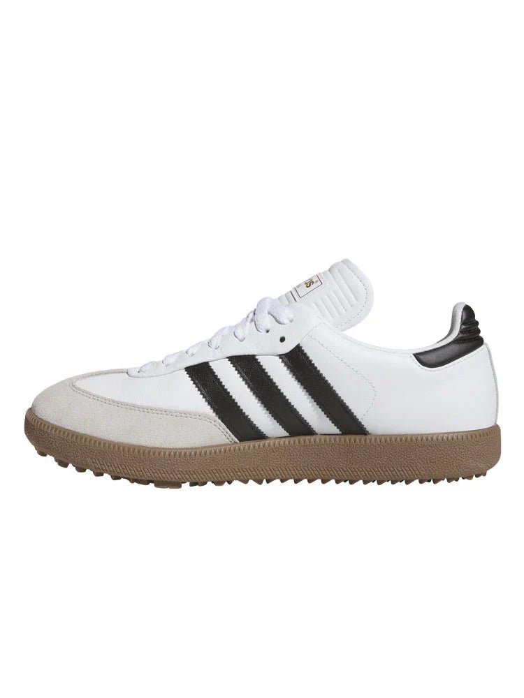 adidas Originals Samba Spikeless Golf Shoes - Cloud White/Core Black/Gum