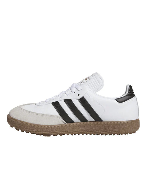 adidas Originals Samba Spikeless Golf Shoes - Cloud White/Core Black/Gum