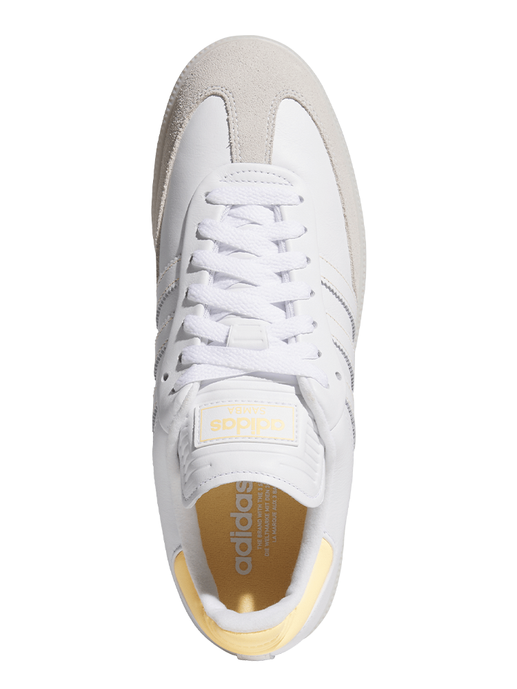 adidas Originals Samba Spikeless Golf Shoes - Ftwr White/Ice Tangerine/Off White