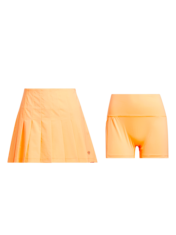 adidas Originals Womens Pleated Skort - Ice Tangerine