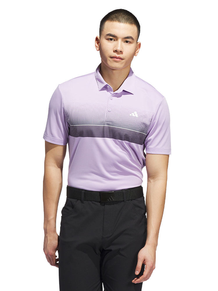 adidas Performance Allover Print Polo Shirt - Powder Plum