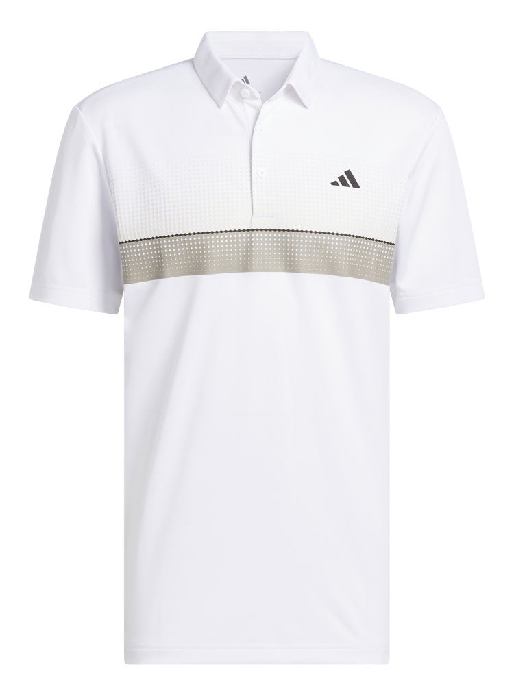 adidas Performance Allover Print Polo Shirt - White