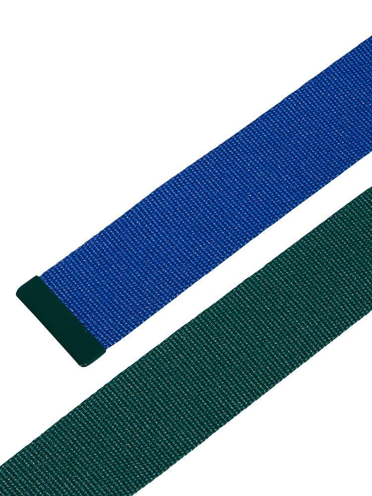 adidas Reversible Webbing Belt - Collegiate Green/Royal Blue