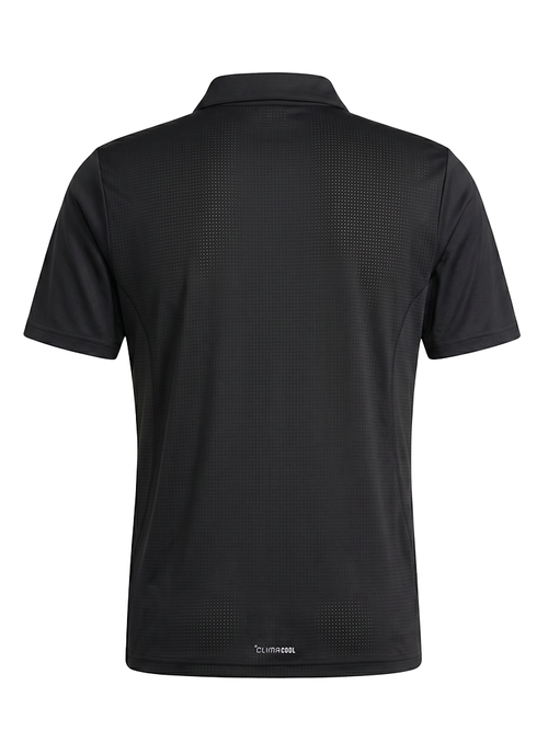 adidas Short Sleeve Hybrid Polo Shirt - Black