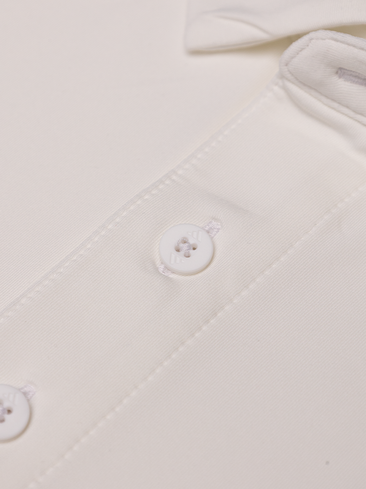 adidas Short Sleeve Hybrid Polo Shirt - White