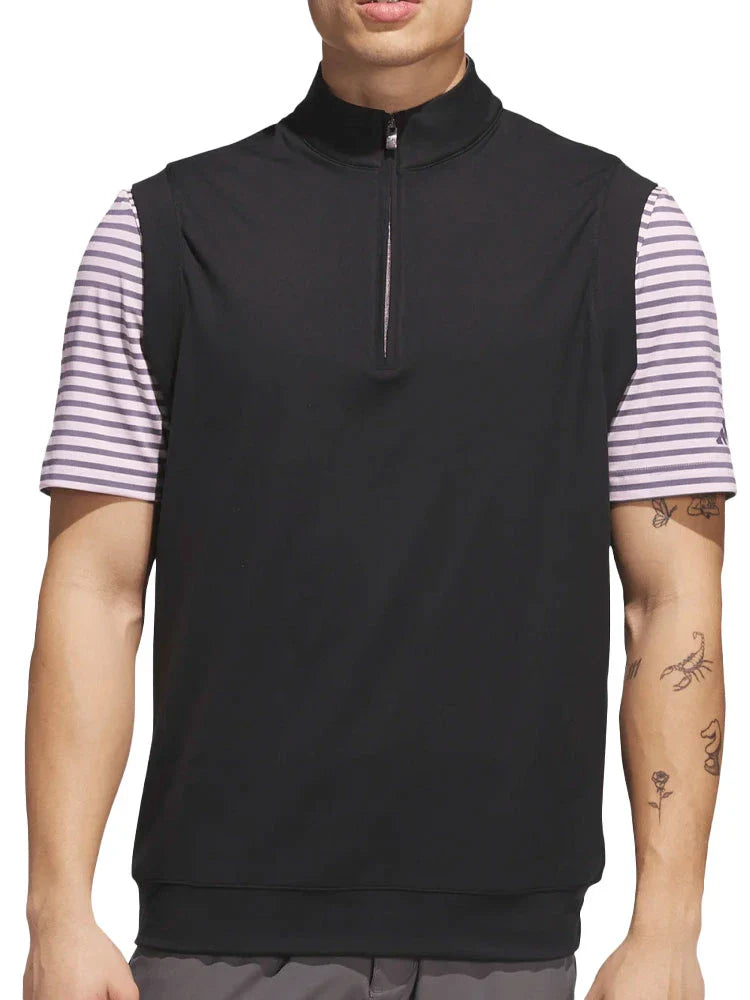 adidas Ultimate365 Classic Quarter-Zip Vest - Black